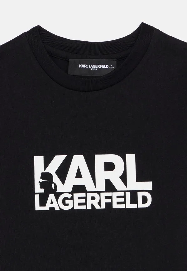 Футболка унисекс с принтом Karl Lagerfeld Kids, Black — фото 3