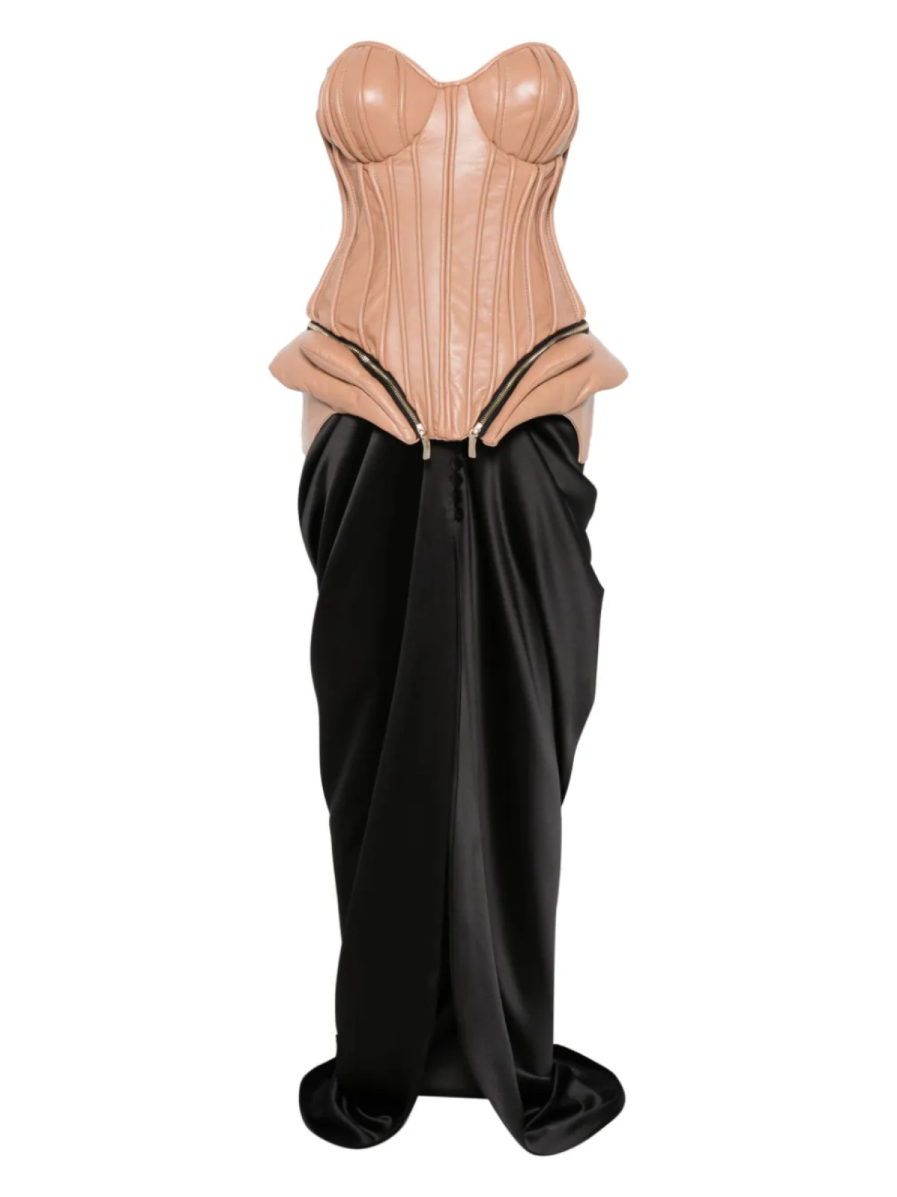 

Комплект из корсета и юбки макси MITILIANE COUTURE, коричневый