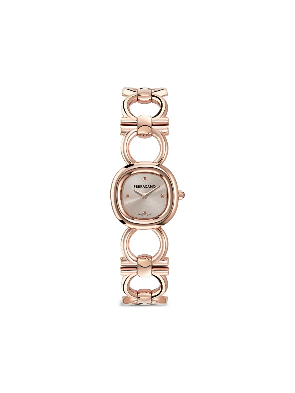 

Наручные часы Double Gancini 25 мм Ferragamo, серый