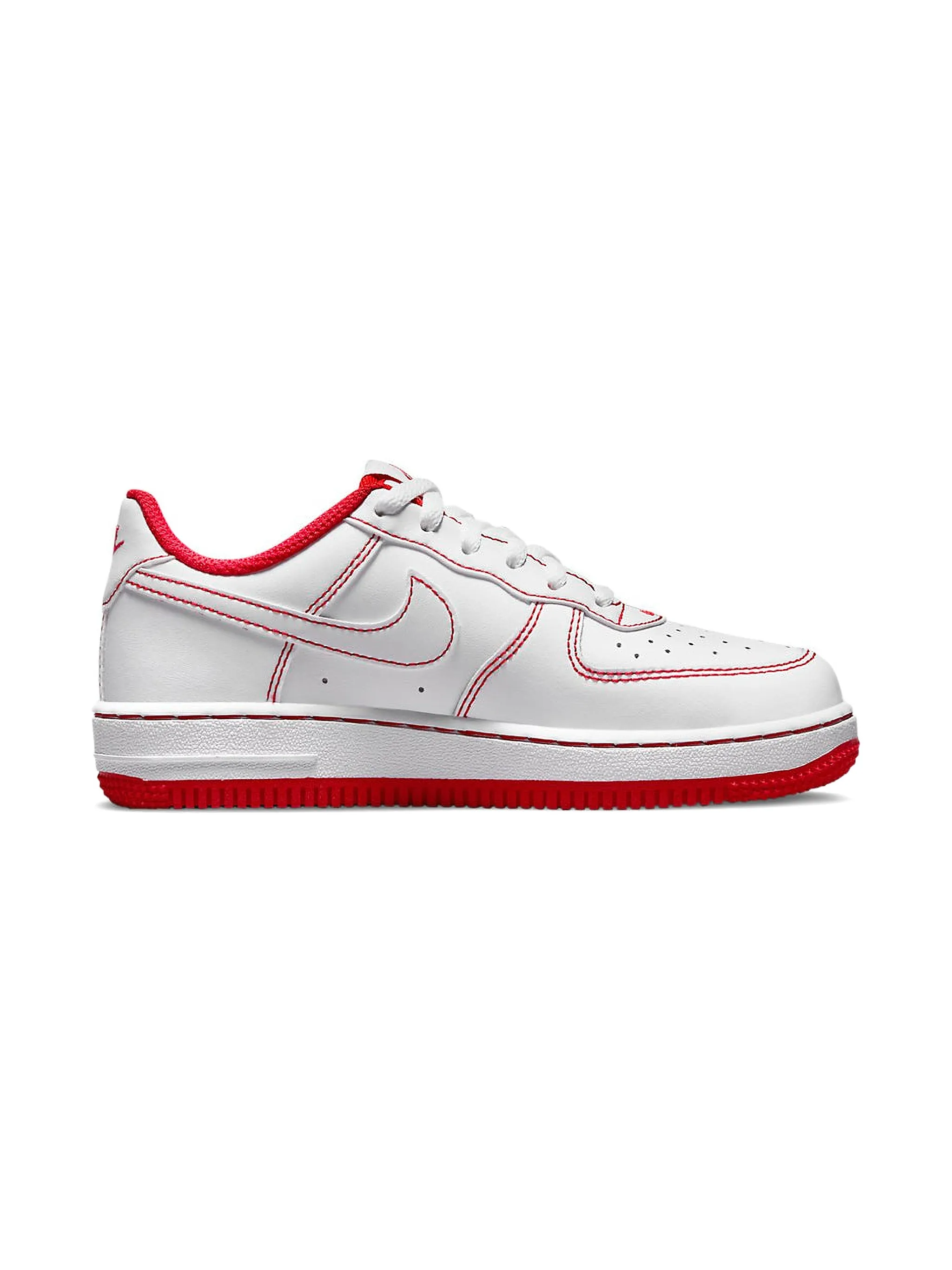 Кроссовки Air Force 1 с контрастной строчкой Nike Kids, белый — фото 2