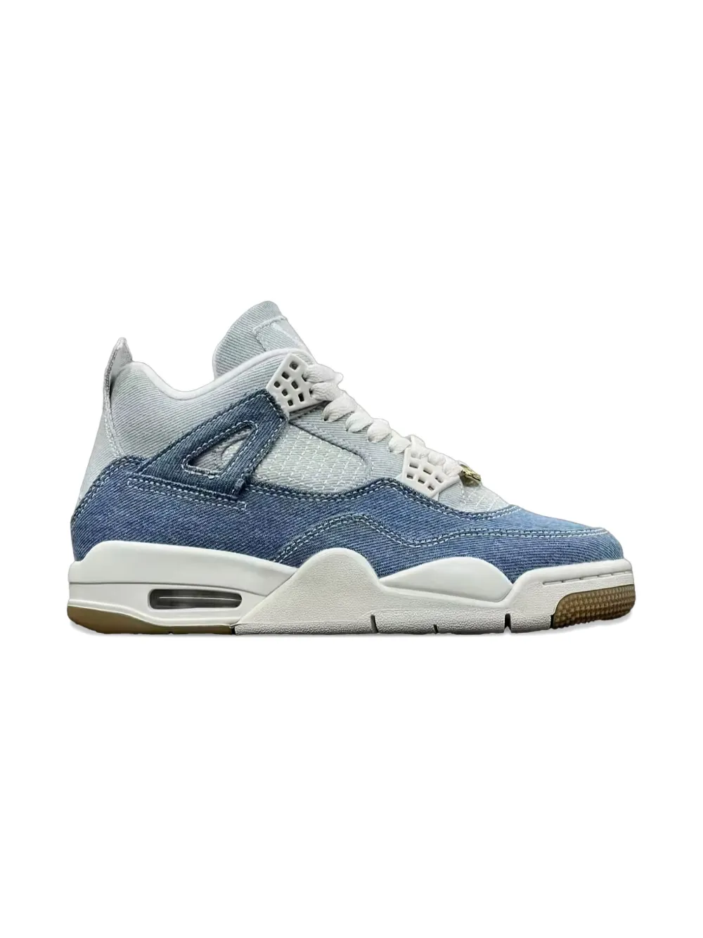 

Кроссовки Air Jordan 4 «Denim - Worn Blue» Jordan Kids, синий