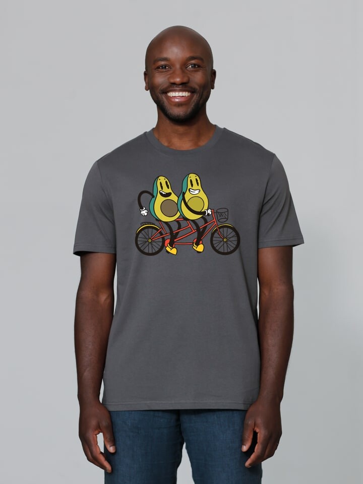 

Футболка wat Apparel T-Shirt Avocado Fahrrad, серый