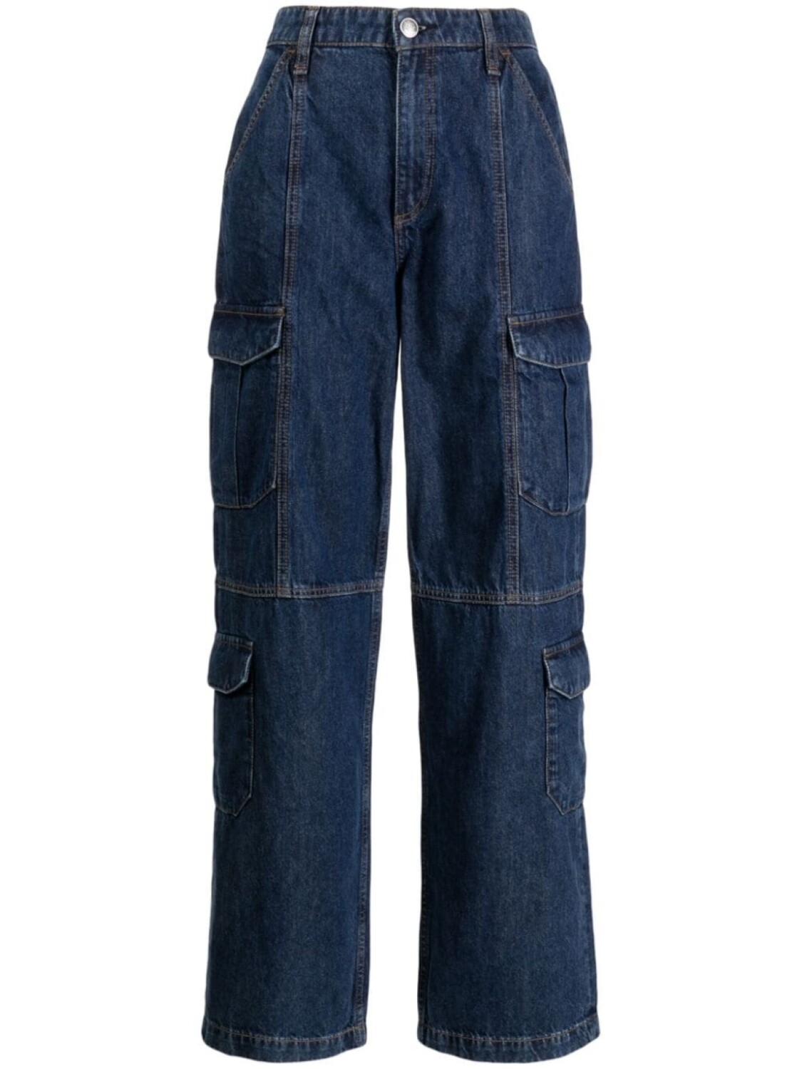 

Джинсы карго средней посадки rag & bone, синий