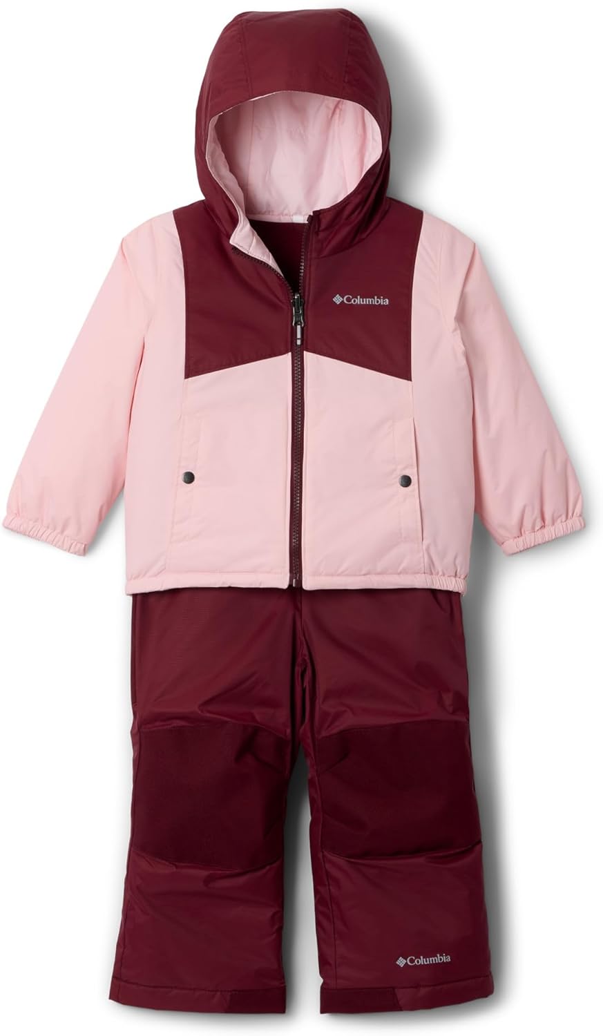 

Columbia Unisex Baby Double Flake II Set, Satin Pink/Rich Wine