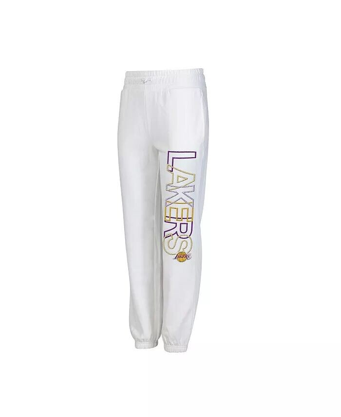 

Женские белые брюки Sunray Los Angeles Lakers Concepts Sport