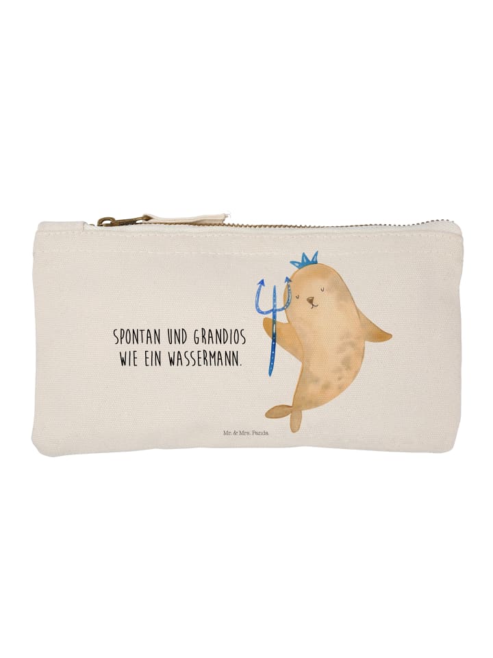 

Mr. & Mrs. Panda Пенал для карандашей, посвященный знаку зодиака Водолей, с надписью белого цвета