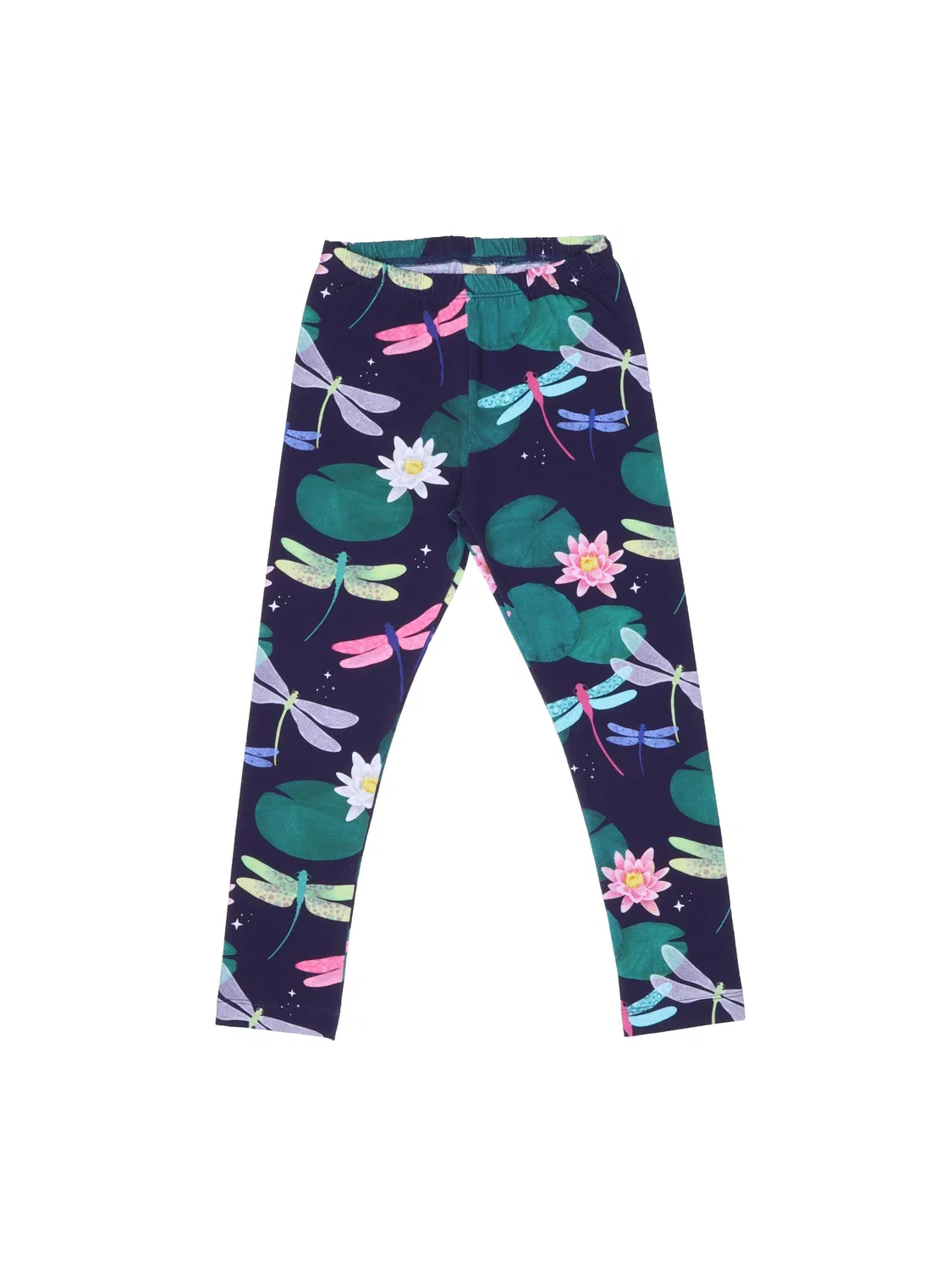 Узкие леггинсы 'Разноцветные стрекозы' Walkiddy, Mixed Colors