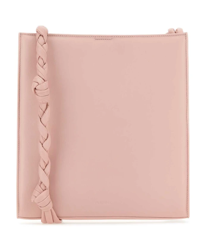 

Кожаная сумка через плечо Jil Sander, розовый