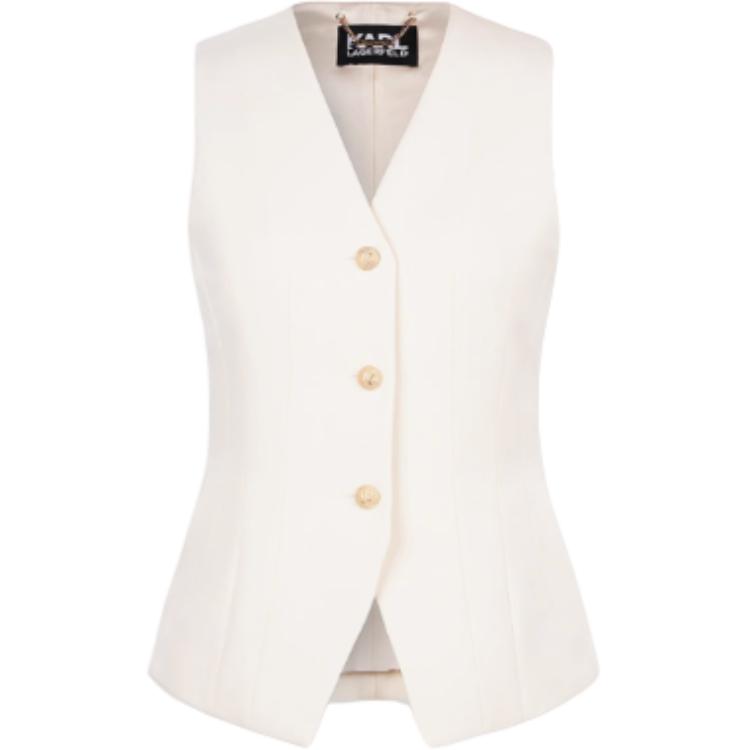 

KARL LAGERFELD / Karl Lagerfeld Jeans Женский жилет, Ecru