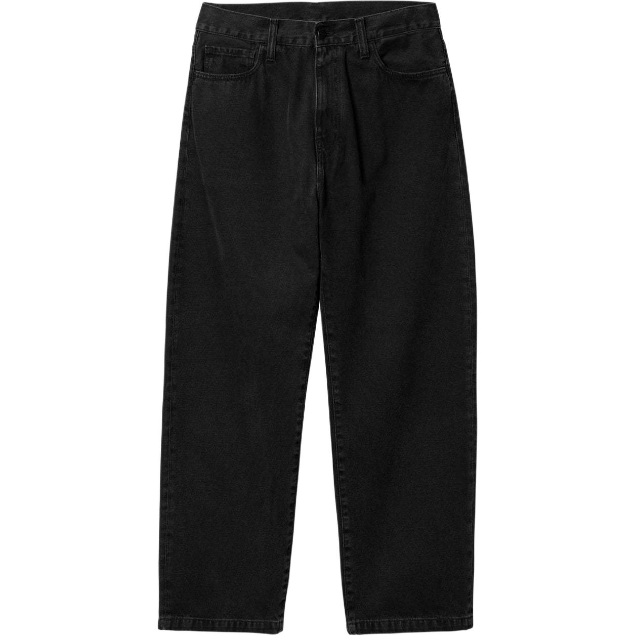

Джинсы с широкими штанинами и нашивкой с логотипом Carhartt WIP, темно-серый