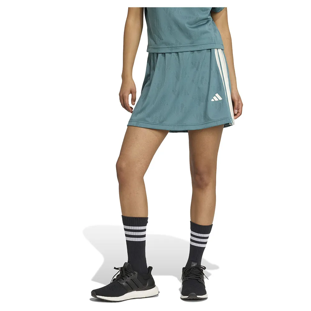 

Юбка adidas Stadium 3 Stripes Tennis Inspired Jacquard skirt, синий