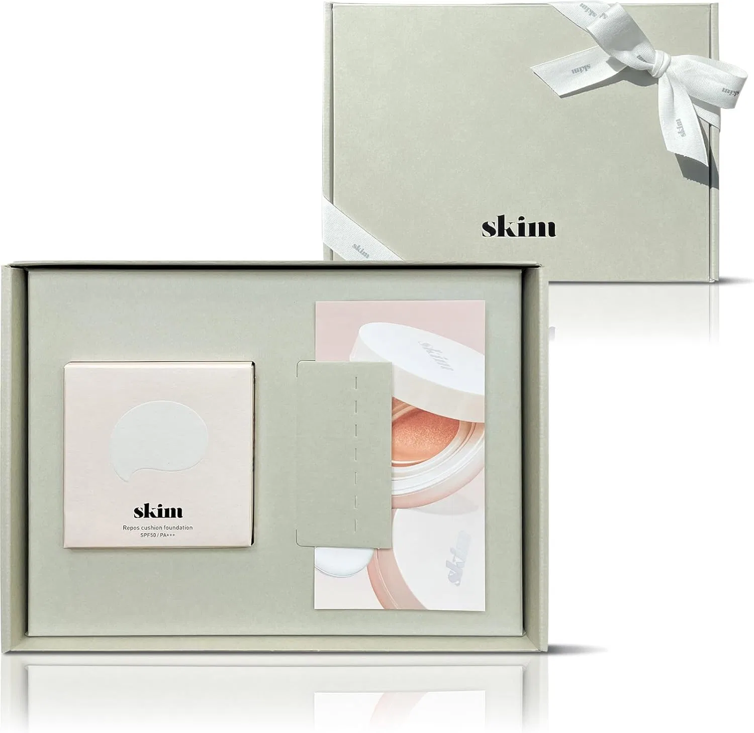 Набор для ухода за кожей Skim Lupo Cushion Foundation Gift Set, бежевый