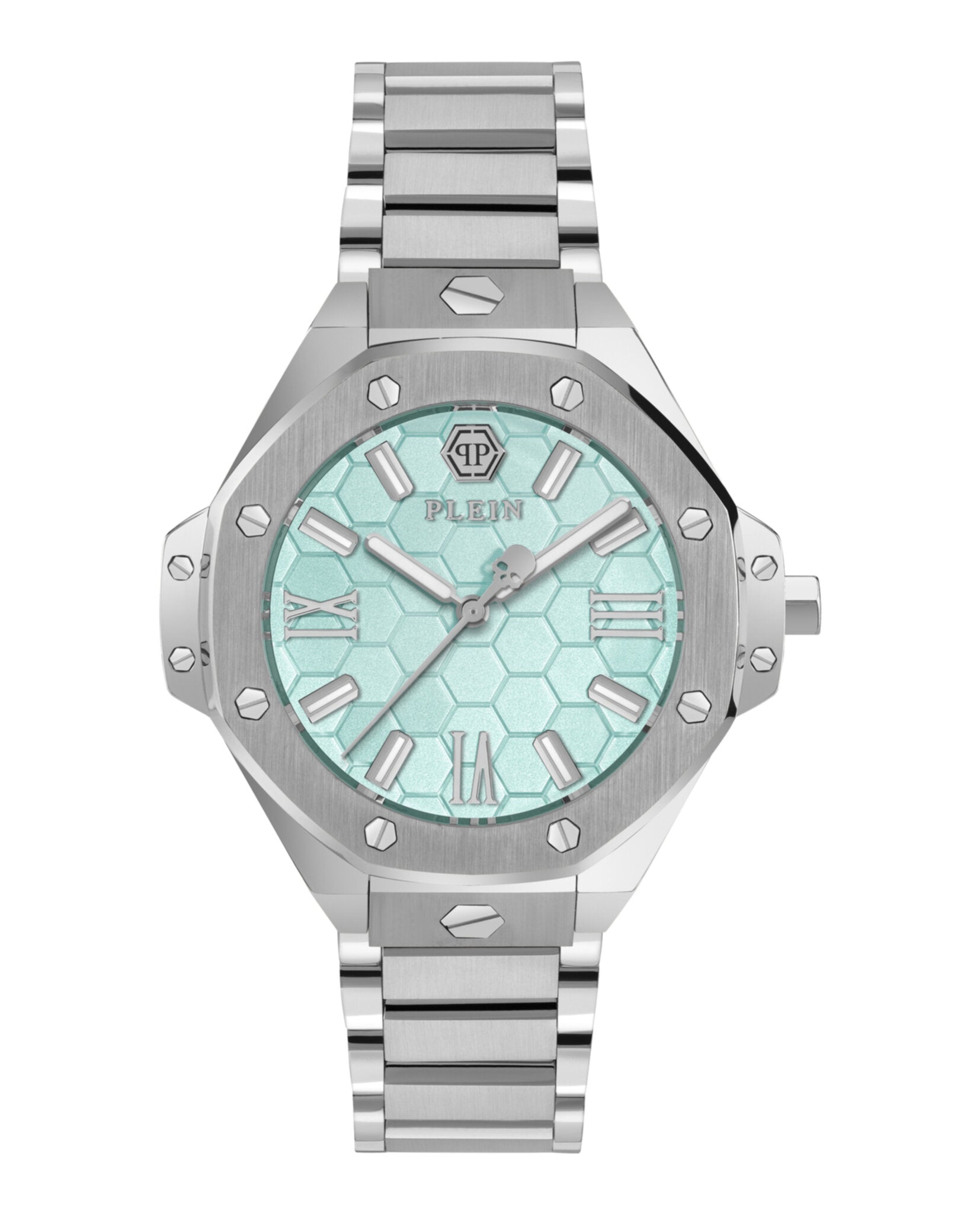 

Часы Plein Lady Royal PHILIPP PLEIN, цвет silver/stainless steel/blue