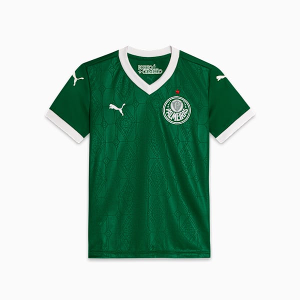 Футболка для больших детей Se Palmeiras Torcedor '25 Home Puma, зеленый — фото 4