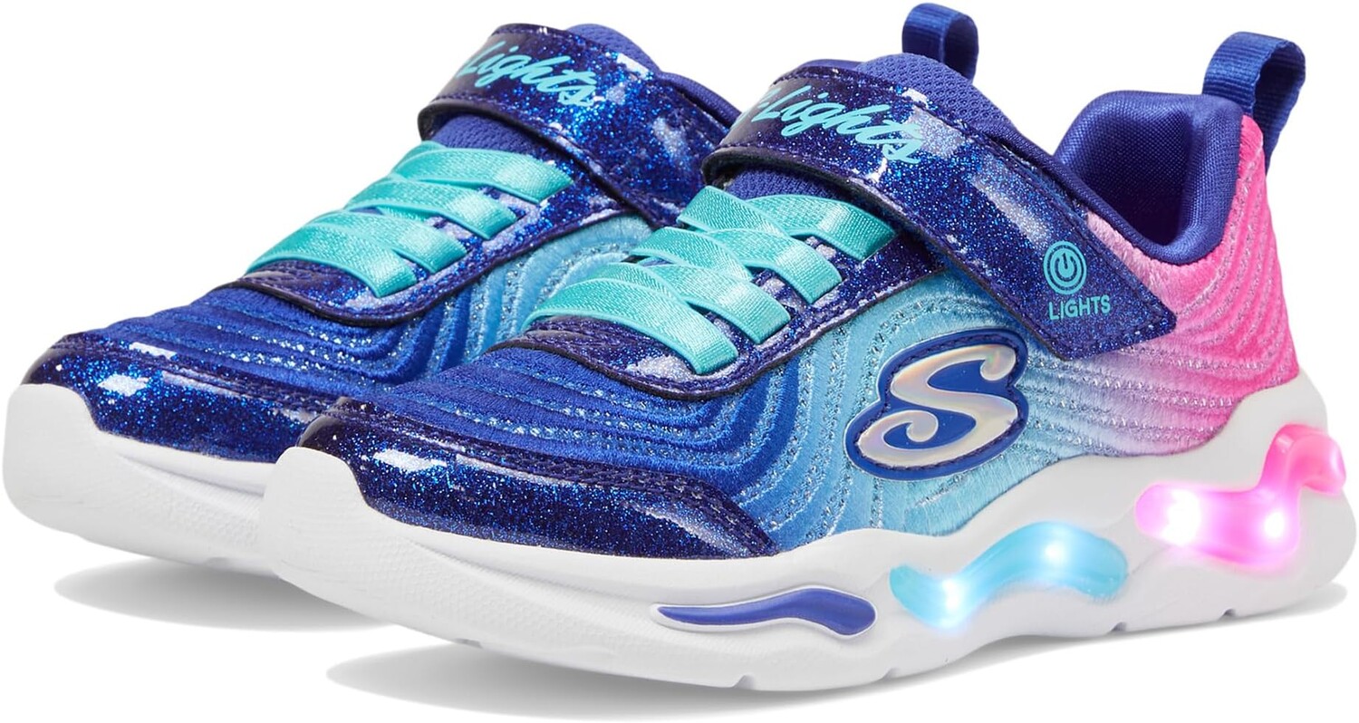 

Кроссовки SKECHERS KIDS Wavy Beams - Ombre Express 302327L, цвет Navy/Multi