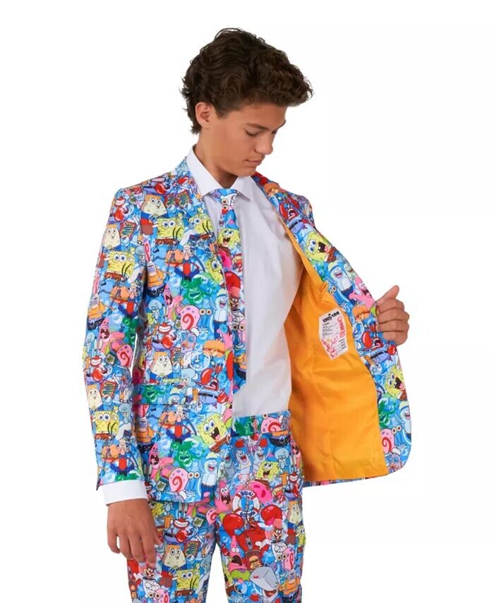Комплект костюма приталенного кроя Big Boys Sponge Bob Frenzy Opposuits, мультиколор — фото 3
