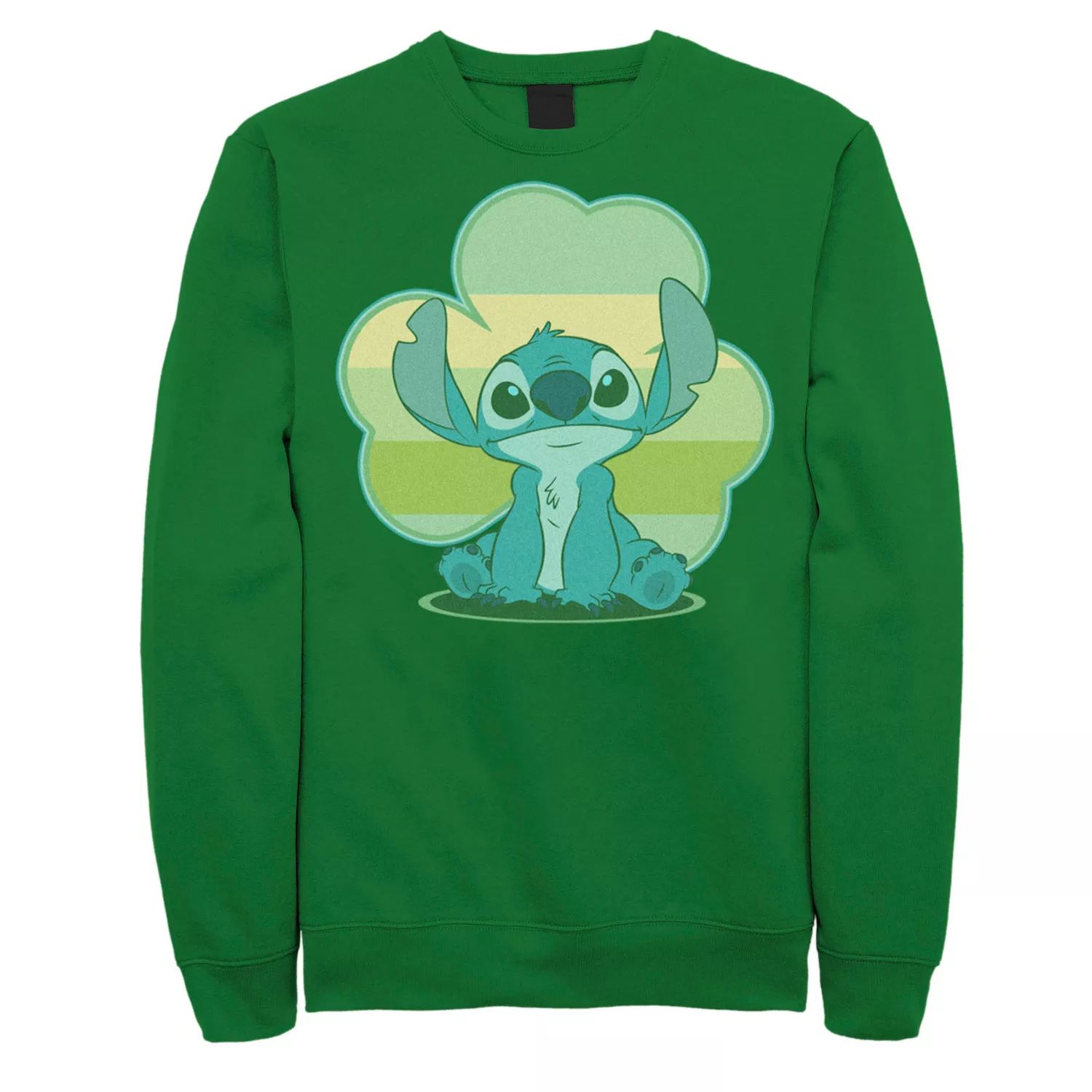 

Мужской свитшот Disney Lilo & Stitch St. Патрика Stitch Shamrock Licensed Character