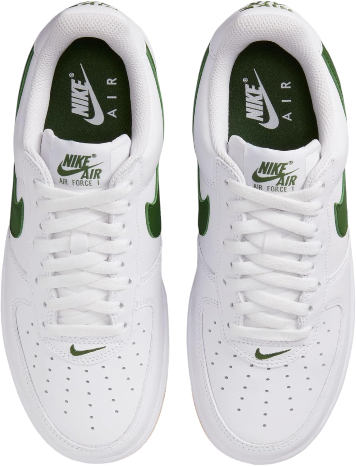 Мужские кроссовки Nike Air Force 1, белый/желтый — фото 4