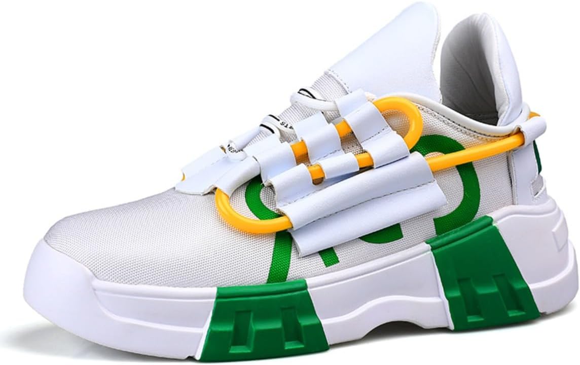 

Кроссовки ZIXCPLAZ Trendy Y2K Chunky для мужчин. Верх из дышащей сетки. Удобная амортизация для повседневной и спортивной носки. Смелый дизайн для уличного стиля, зеленый