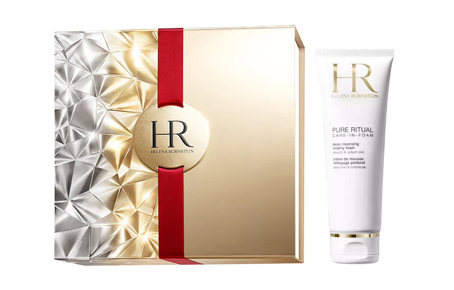 

Новогодний лимитированный набор очищающей пенки pure cleansing foam box для увлажнения и снятия макияжа 125мл HELENA RUBINSTEIN