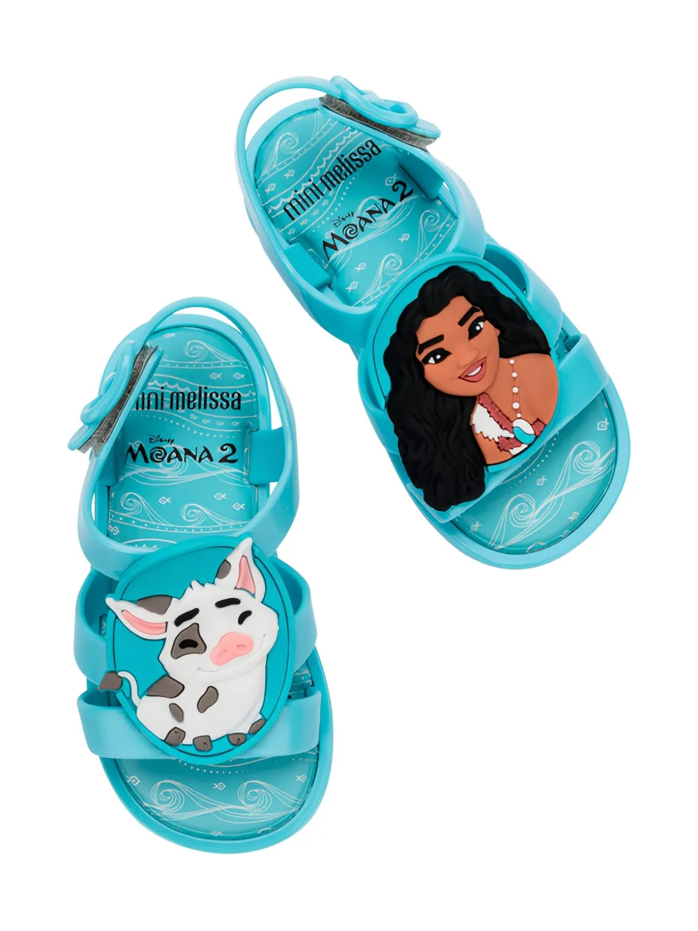 Сандалии Colorland Moana из коллаборации с Disney Mini Melissa, синий — фото 4