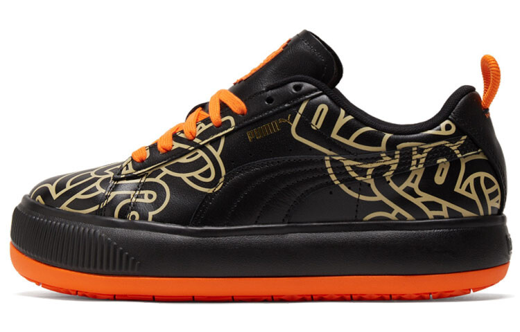 

Кроссовки Puma Pronounce X Women's Suede Mayu 'Black Orange', Черный, Кроссовки Puma Pronounce X Women's Suede Mayu 'Black Orange'