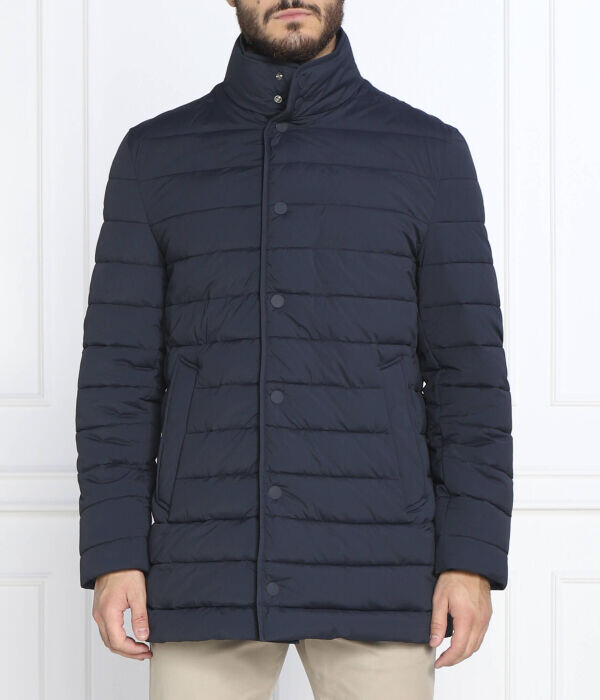 

Куртка Boss Regular Fit на заклепках, синий