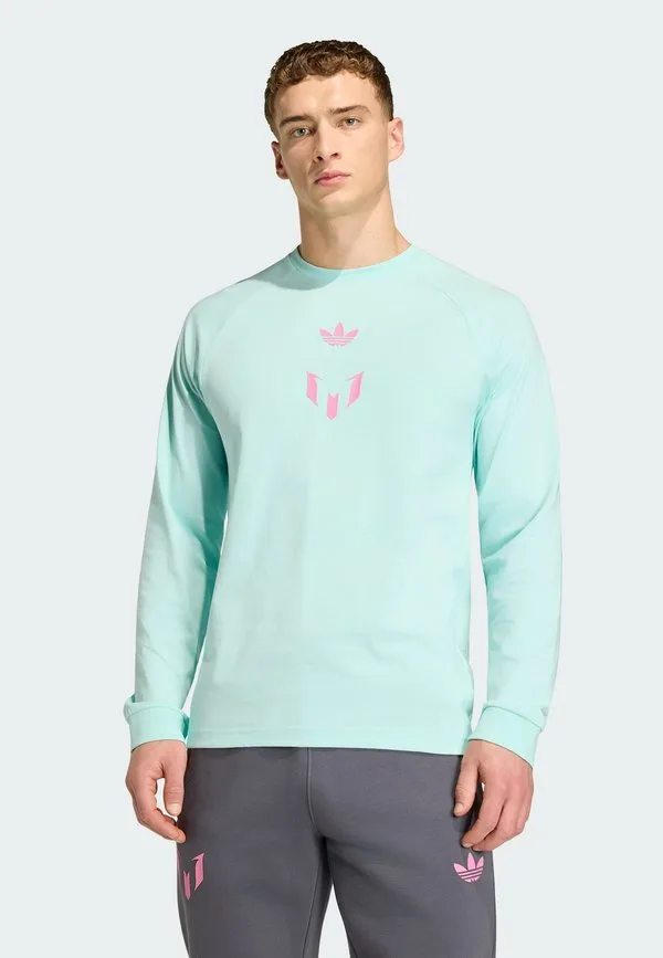 Футболка с длинными рукавами messi Adidas Originals, Semi Flash Aqua