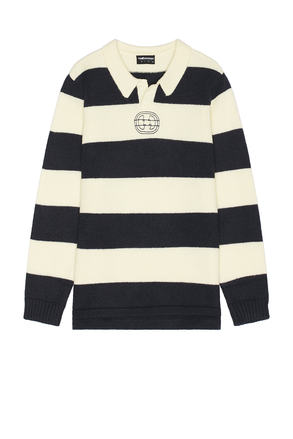 

Длинный регбийный пуловер Mo The Hundreds, off white