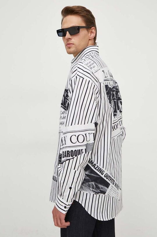 

Хлопчатобумажную рубашку Versace Jeans Couture, белый