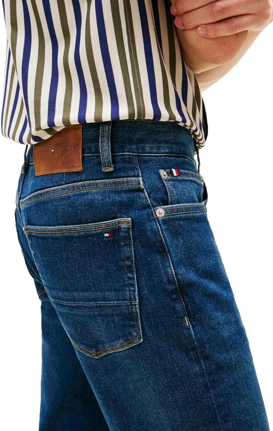 Джинсы скинни Tommy Hilfiger, темно-индиго — фото 2