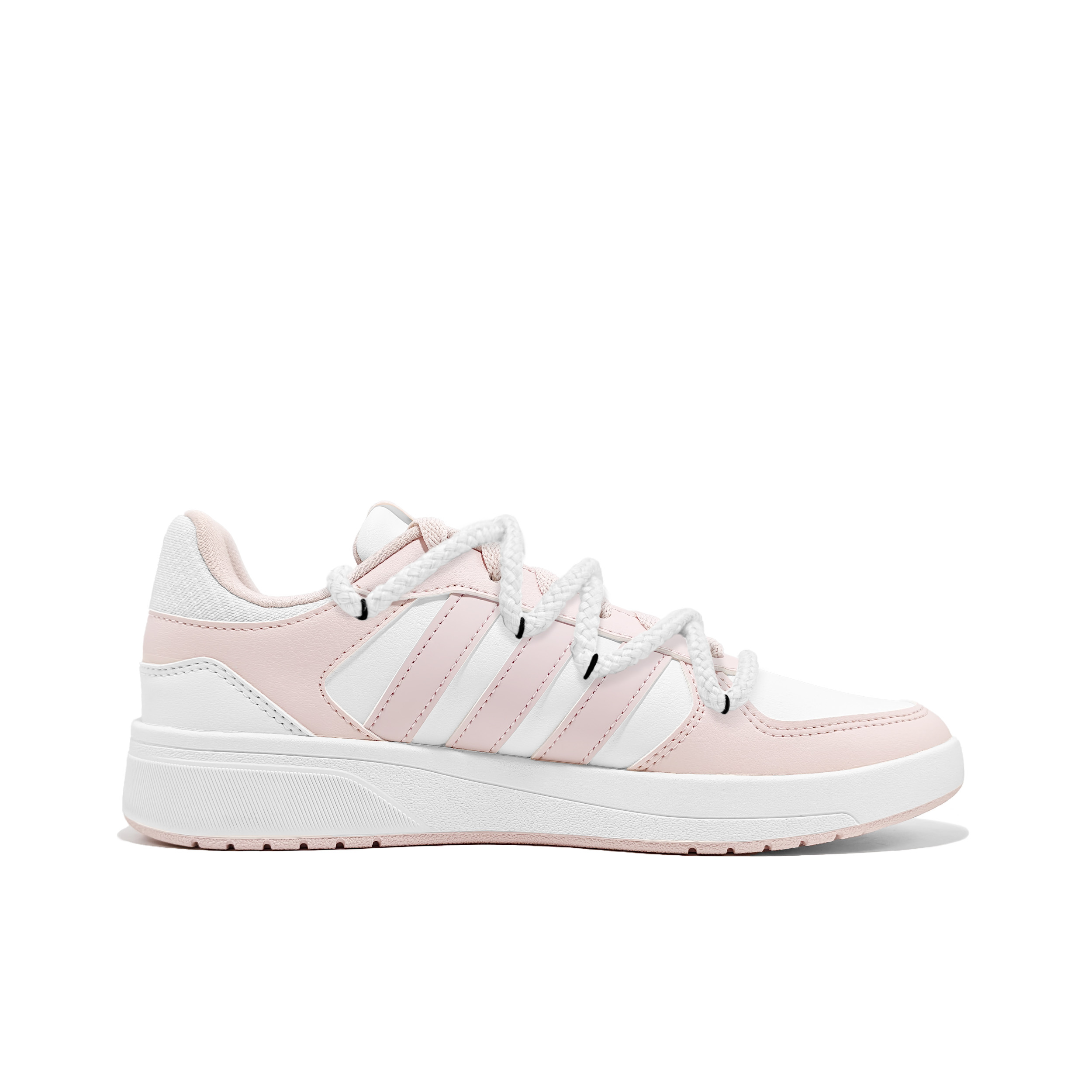 Adidas COURTBEAT Cherry Blossom Charm, синтетическая кожа, противоскользящая поверхность, амортизация, износостойкость, низкие кеды — фото 3