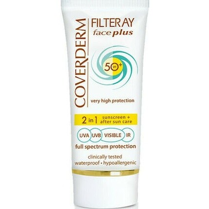 

Filteray Face Plus Spf50 - Солнцезащитный крем для сухой чувствительной кожи, 50 мл Coverderm