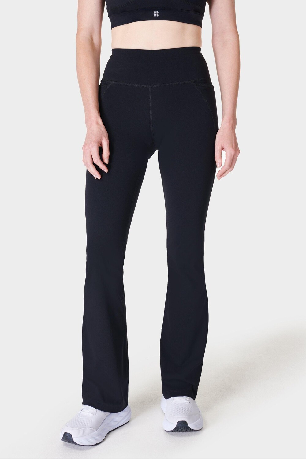 

Леггинсы для силовых тренировок с широкими штанинами Sweaty Betty, черный