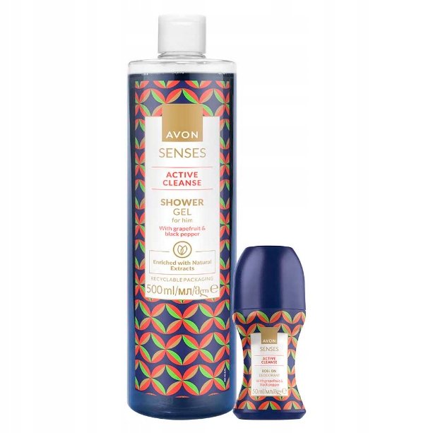 

Набор мужской косметики AVON Active Cleanse