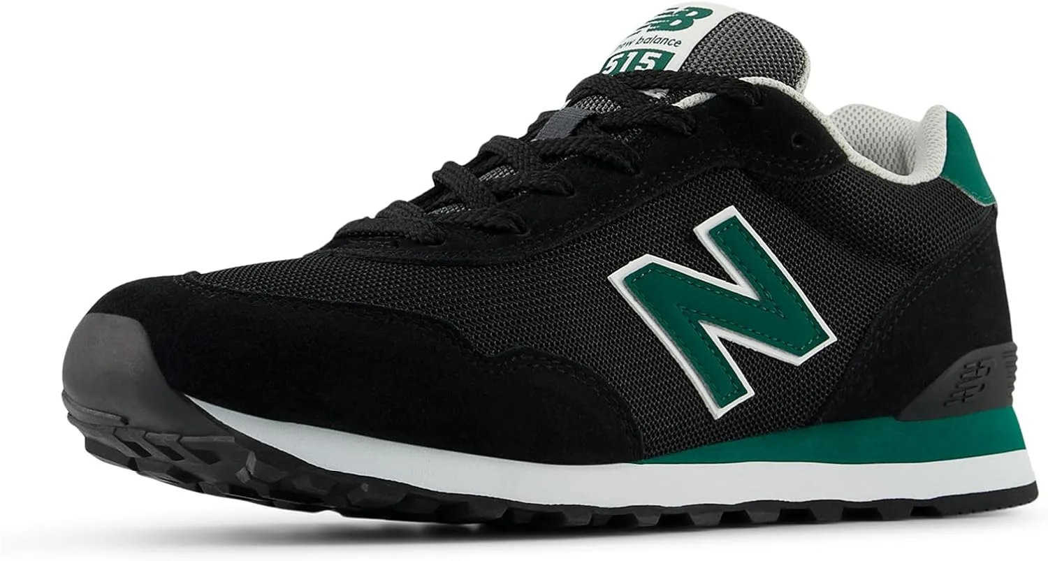Мужские кроссовки New Balance 515, черный/зеленый — фото 3