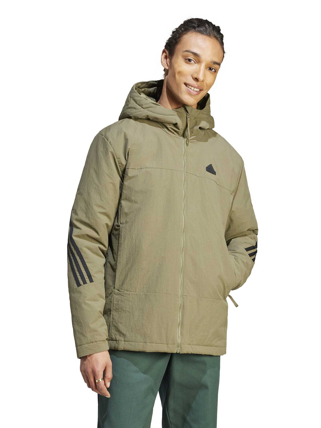 

Куртка Adidas Sportswear Future Icons Insulated, зеленый