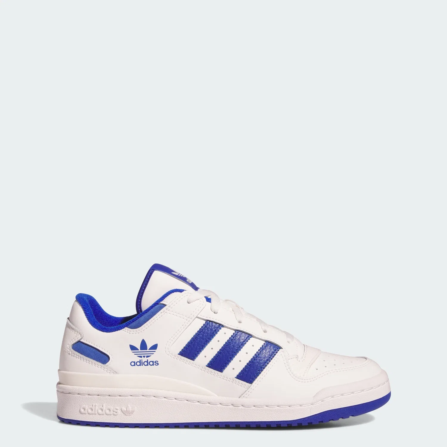 Мужские кроссовки adidas Forum Low CL, белый/королевский синий/белый