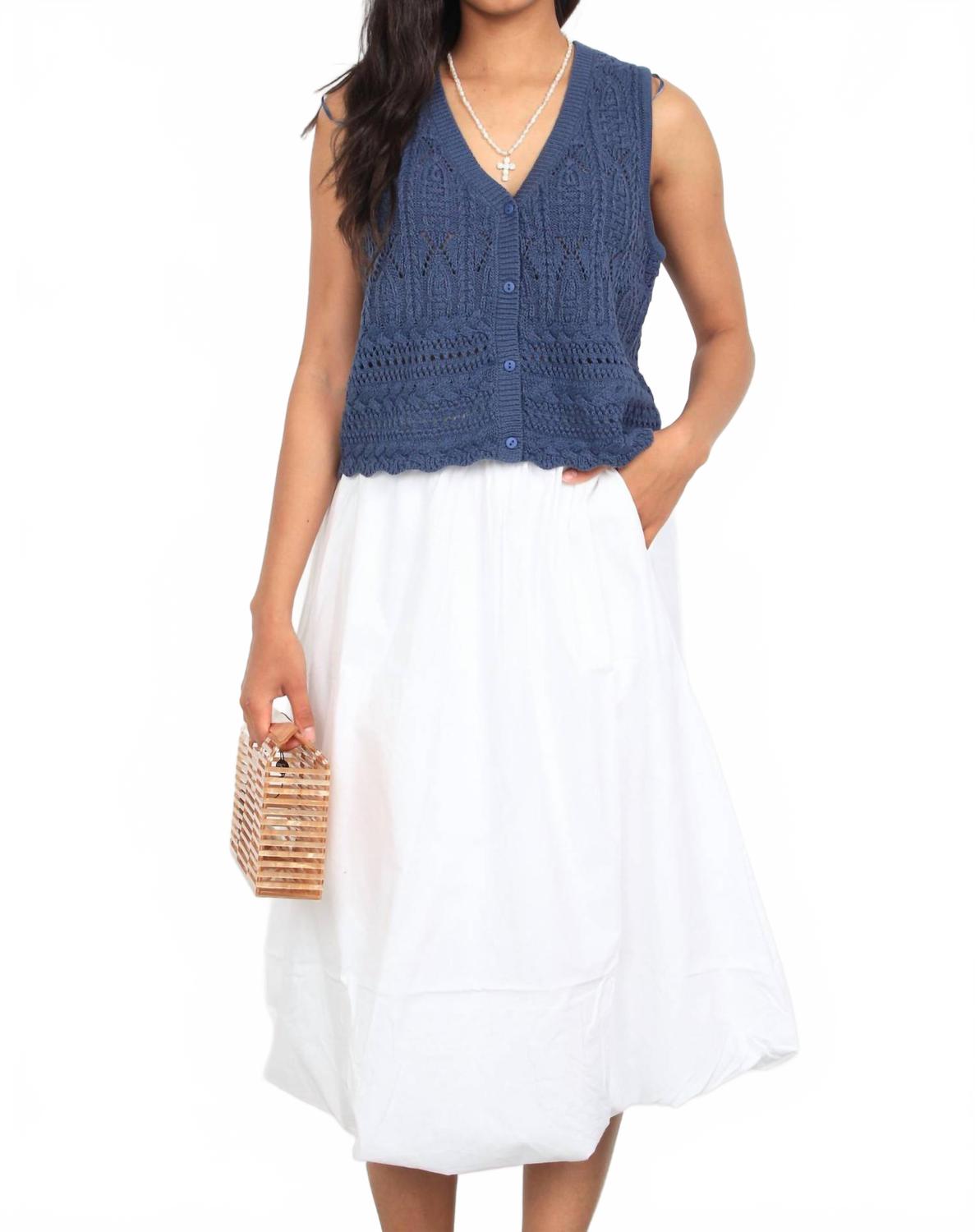 

RD Style Белая юбка-баллон Blurra