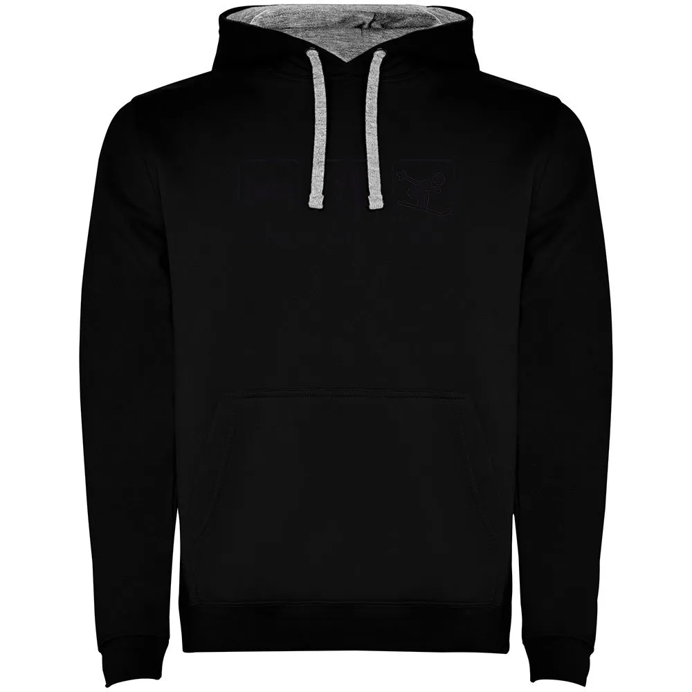 

Худи Kruskis Sleep Eat And Ski Two-Colour, черный
