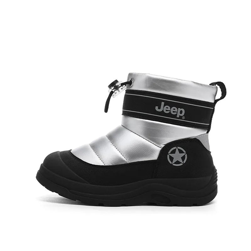 Водоотталкивающие утепленные нескользящие ботинки для детей Jeep, Obsidian Black/Rose Pink (Fleece-Lined) — фото 3