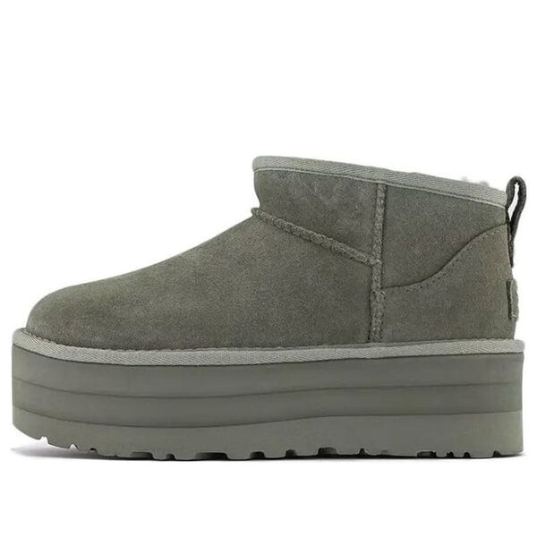 

Кроссовки классические ультра мини платформа Ugg, зеленый