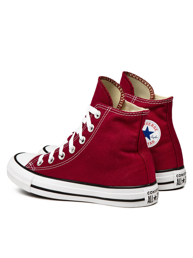 Кроссовки Converse, бордо — фото 4