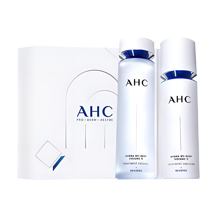 Набор уходовой косметики AHC Love And Pure Dewy Water Lotion для уменьшения морщин, подтяжки и увлажнения 130мл+100мл A.H.C — фото 2