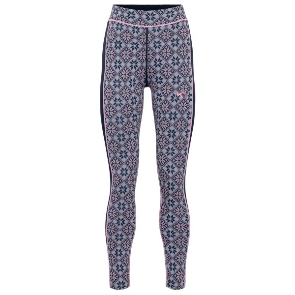 

Женские розовые брюки с высокой талией - нижнее белье из мериносовой шерсти Kari Traa, синий