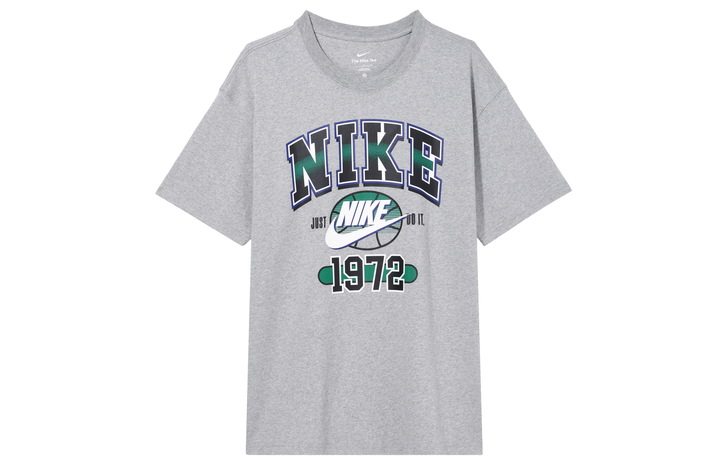 

Баскетбольная майка мужская тонированная темно-серая Nike