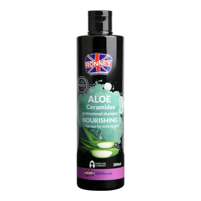 

Ronney aloe ceramides профессиональный питательный шампунь для волос, 300 мл