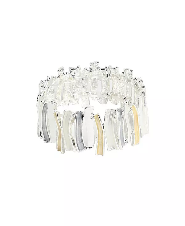 

Браслет-Бэнгл Metallic-Ridge Sohi, silver