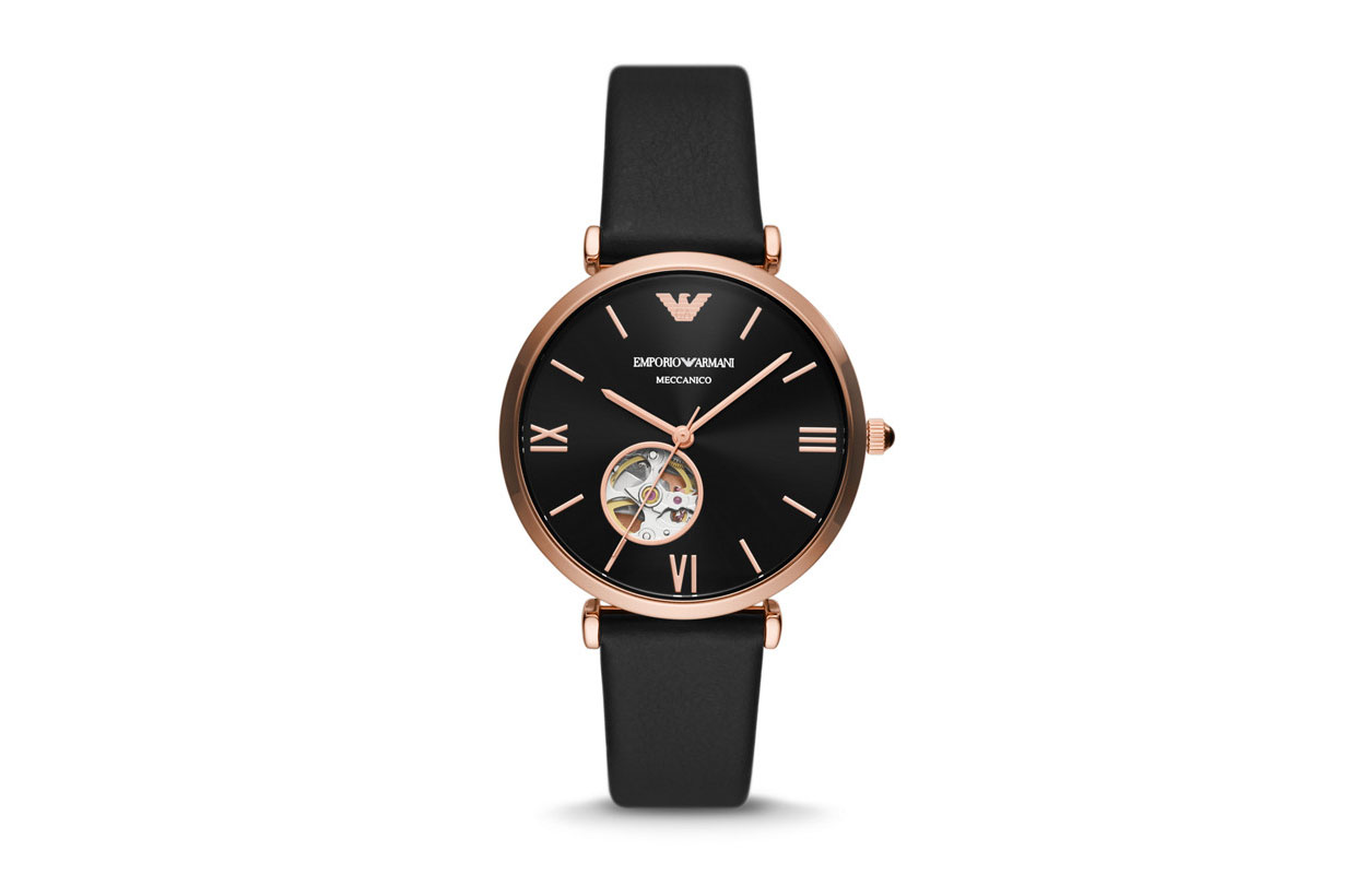 

EMPORIO ARMANI Часы Men's Machine Watch, Black Dial