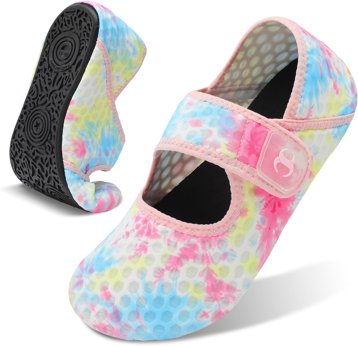 

Обувь для воды для женщин и мужчин, пляжная обувь для плавания босиком, аквааэробика, летние широкие шлепанцы, сандалии, быстросохнущие носки для бассейна, реки и моря Scurtain, Multicolor